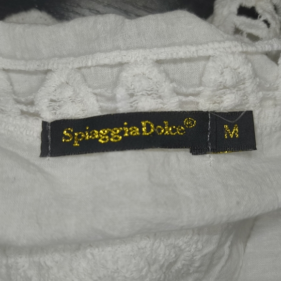 White Embellished Relaxed Blouse 39 - Picture 4 of 4